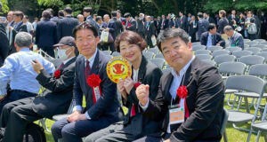 「みどりの愛護」のつどいに出席する安藤じゅん子衆議院議員
