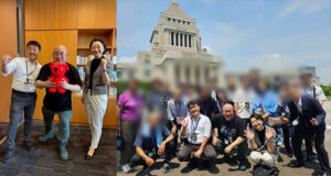 関根ジロー千葉県議、DELI松戸市議共催の国会見学会に安藤じゅん子衆議院議員はごあいさつさせていただきました