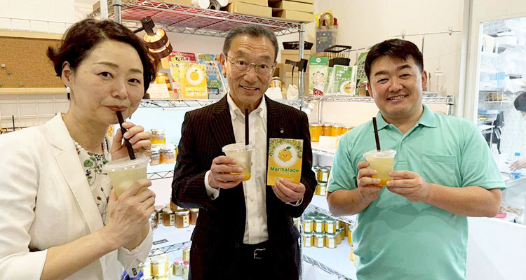 就労継続支援事業あるばにて安藤じゅん子衆議院議員、長浜ひろゆき参議院議員、関根ジロー千葉県議会議員