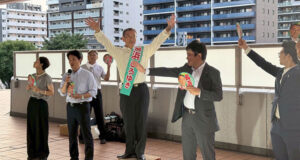 長浜ひろゆき候補を応援する安藤じゅん子衆議院議員