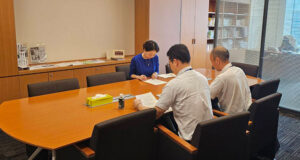 消防庁よりレクを受ける安藤じゅん子衆議院議員