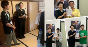 戸定邸にて安藤じゅん子衆議院議員