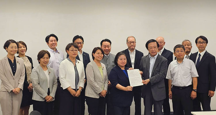 全国教育管理職団体協議会要請活動にて安藤じゅん子衆議院議員