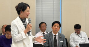 立憲日本の鰻を守る国会議員の会にて安藤じゅん子衆議院議員