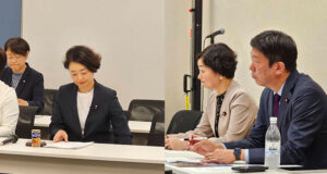 会派の部会にて安藤じゅん子衆議院議員