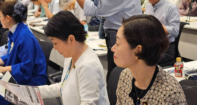 国会主導での再審法改正の実現を求める院内会議に出席する安藤じゅん子衆議院議員