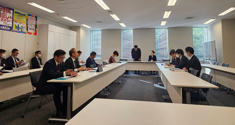 会派文部科学部門会議の様子