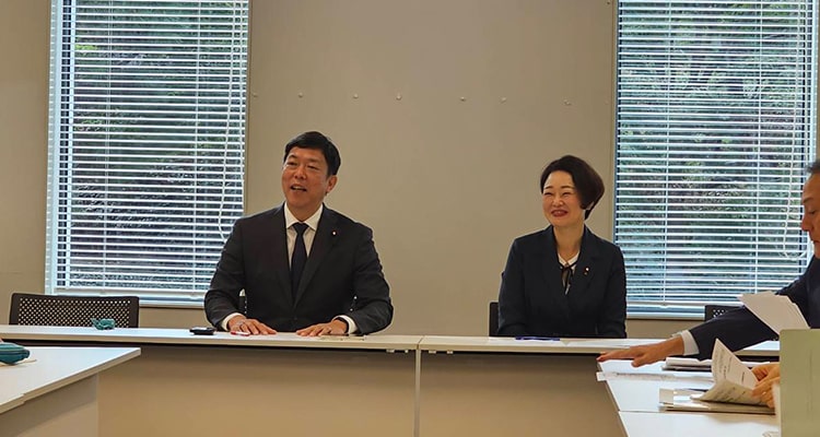 会派文部科学部門会議に出席する安藤じゅん子衆議院議員