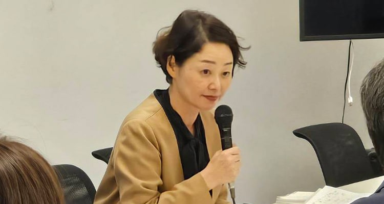 会派 文部科学部門会議にて発言する安藤じゅん子衆議院議員