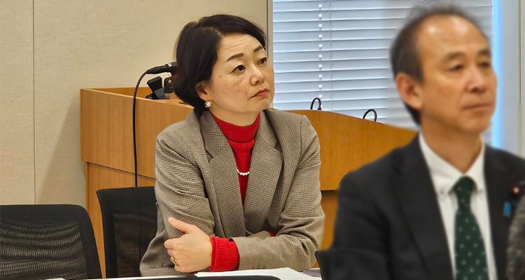 自然体験活動推進議連総会に参加する安藤じゅん子衆議院議員