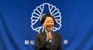 新松戸倫理法人会経営者モーニングセミナーにて登壇する安藤じゅん子