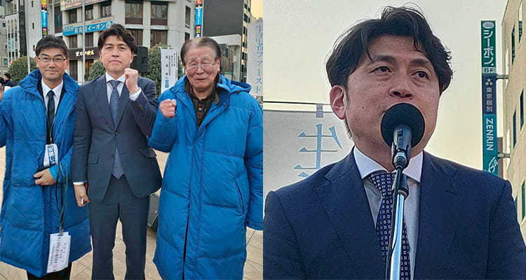 中野洋昌共同幹事長と中道の仲間